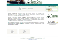 Tablet Screenshot of gerenscapital.cl